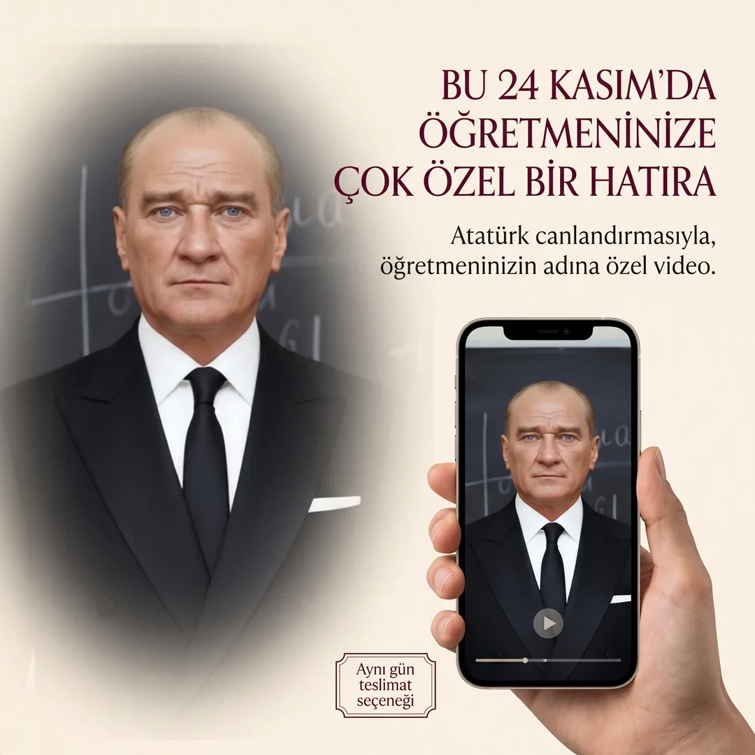 Atatürk'ten Öğretmeninize Mesaj