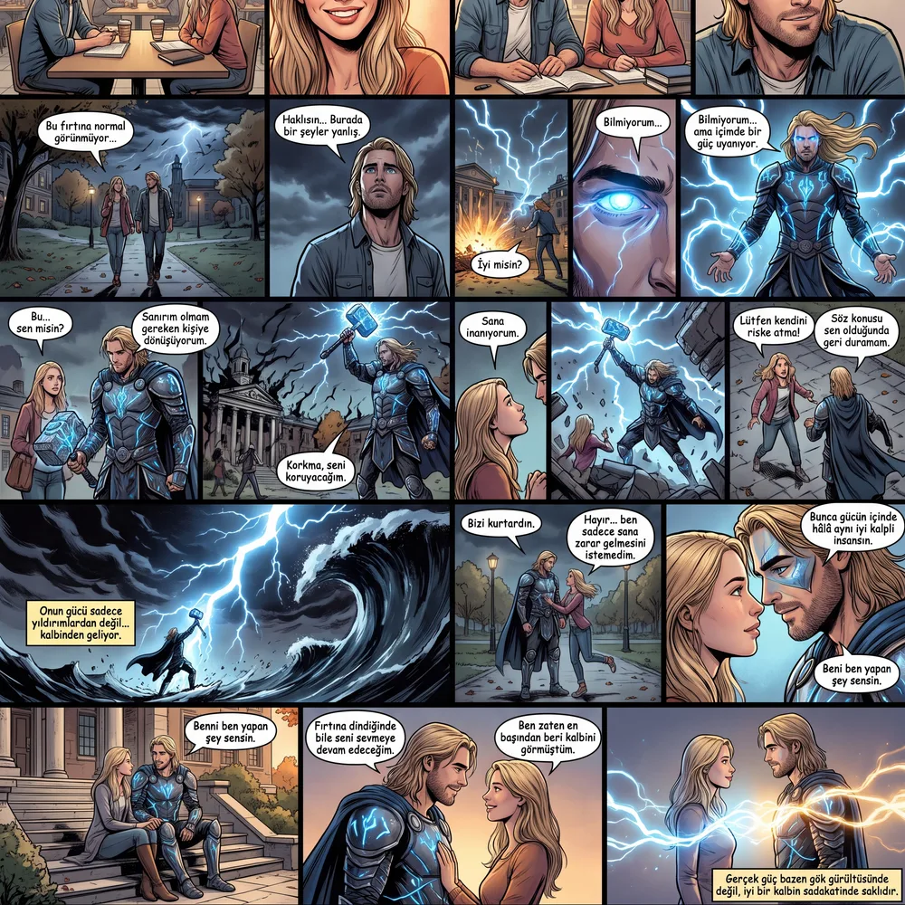 Personalisierter Superhelden-Comic