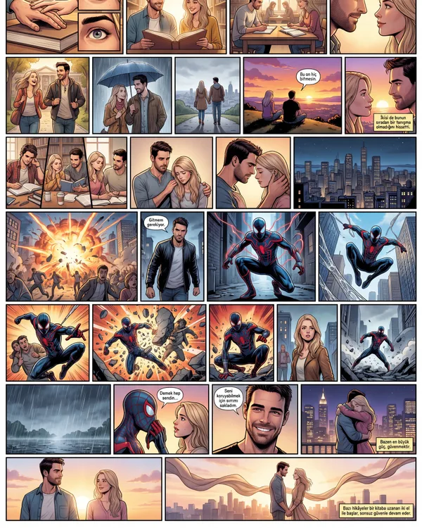 Personalisierter Superhelden-Comic